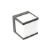 LED фасаден аплик GTV Light LD-NAR10WB-10 NARIN 10W 4000K IP54 BLACK SQUARE FACADE WALL LAMP