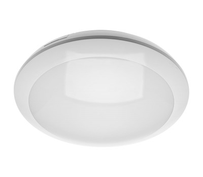 LED фасаден плафон с датчик за движение GTV Light LD-TOK22W-40 TOKIO SENSOR 22W 4000K IP66 WHITE ROUND CEILING MOUNTING LAMP