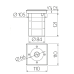 GTV Light ON-ALFAKGU10-06 ALFA 1 x GU10 IP67 SATIN NICKEL SQUARE INGROUND MOUNTING LAMP