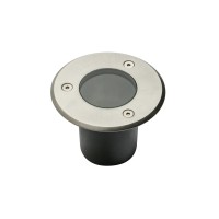 Луна за вграждане в земя GTV Light ON-ALFAOGU10-06-MINI ALFA 1 x GU10 IP67 SATIN NICKEL ROUND INGROUND MOUNTING LAMP