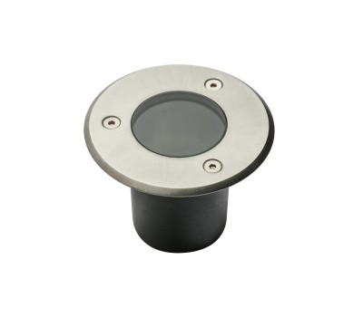 Луна за вграждане в земя GTV Light ON-ALFAOGU10-06-MINI ALFA 1 x GU10 IP67 SATIN NICKEL ROUND INGROUND MOUNTING LAMP