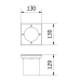 Луна за вграждане в земя GTV Light ON-BETAKGU10RK-06 BETA 1 x GU10 IP67 SATIN NICKEL SQUARE INGROUND MOUNTING LAMP