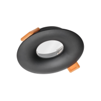 Луна за вграждане GTV Light OP-ALSOK-00 ALESSIO IP54 BLACK ROUND RECESSED MOUNTING LAMP