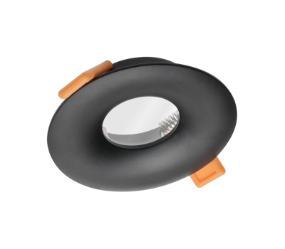 Луна за вграждане GTV Light OP-ALSOK-00 ALESSIO IP54 BLACK ROUND RECESSED MOUNTING LAMP