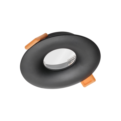 Луна за вграждане GTV Light OP-ALSOK-00 ALESSIO IP54 BLACK ROUND RECESSED MOUNTING LAMP