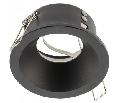 Луна за вграждане GTV Light OP-ELVAOCC-00 ELVA IP54 BLACK ROUND RECESSED MOUNTING LAMP