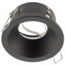 Луна за вграждане GTV Light OP-ELVAOCC-00 ELVA IP54 BLACK ROUND RECESSED MOUNTING LAMP