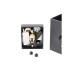 GTV Light OS-CAMD40WG9KW-00 CAMPIONE 1 x G9 BLACK SQUARE WALL LAMP