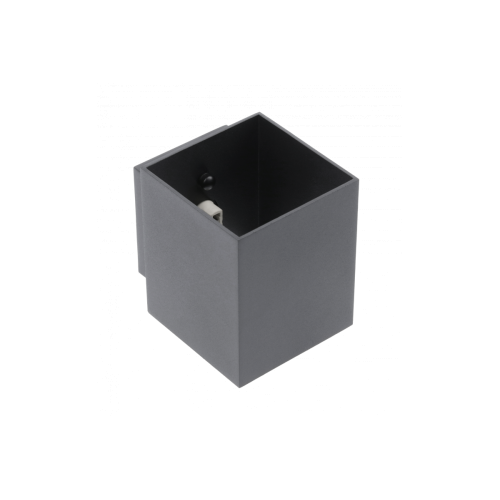 GTV Light OS-CAMD40WG9KW-00 CAMPIONE 1 x G9 BLACK SQUARE WALL LAMP