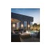Фасаден аплик GTV Light OS-CORDUA-30 CORTA 2 x E27 IP44 ANTHRACITE FACADE WALL LAMP