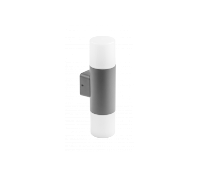 Фасаден аплик GTV Light OS-CORDUA-30 CORTA 2 x E27 IP44 ANTHRACITE FACADE WALL LAMP