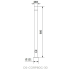 GTV Light OS-CORP80G-30 CORTA 1 x E27 IP44 ANTHRACITE GARDEN BOLLARD LAMP WITH PLUG