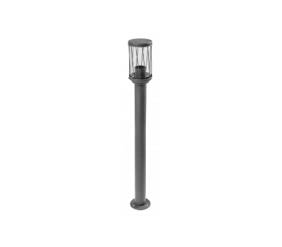 GTV Light OS-KERTP80-30 KERTA 1 x E27 IP44 ANTHRACITE GARDEN BOLLARD LAMP