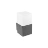 GTV Light OS-LARG0UA-30 LARGO 1 x E27 IP44 ANTHRACITE FACADE WALL LAMP