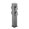 Градински стълб с контакт GTV Light OS-LARGP36G-30 LARGO IP54 ANTHRACITE GARDEN BOLLARD WITH 4pc. PLUG