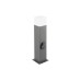 Градински стълб с контакт GTV Light OS-LARGP40G-30 LARGO 1 x E27 IP44 ANTHRACITE GARDEN BOLLARD LAMP WITH PLUG