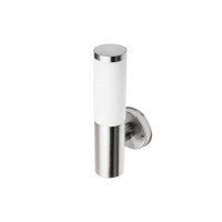 Фасаден аплик GTV Light OS-MILA00A-00 MILAN 1 x E27 IP54 SATIN NICKEL FACADE WALL LAMP
