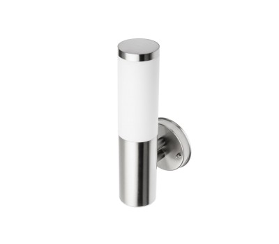 Фасаден аплик GTV Light OS-MILA00A-00 MILAN 1 x E27 IP54 SATIN NICKEL FACADE WALL LAMP