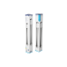 Градински стълб GTV Light OS-MILA10P-00 MILAN 1 x E27 IP54 SATIN NICKEL GARDEN BOLLARD LAMP