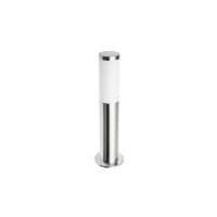 Градински стълб GTV Light OS-MILA45P-00 MILAN 1 x E27 IP54 SATIN NICKEL GARDEN BOLLARD LAMP