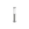 Градински стълб GTV Light OS-MILA45P-00 MILAN 1 x E27 IP54 SATIN NICKEL GARDEN BOLLARD LAMP