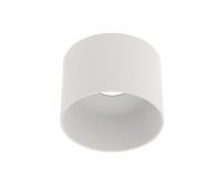 Луна за външен монтаж GTV Light OS-SAKES111-10 SAKURA 1 x GU10 ES111 IP20 WHITE ROUND SURFACE MOUNTING LAMP