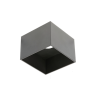 Луна за външен монтаж GTV Light OS-SAKES111KW-00 SAKURA 1 x GU10 ES111 IP20 BLACK SQUARE SURFACE MOUNTING LAMP