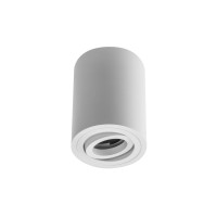 Луна за външен монтаж GTV Light OS-SEN5087OKB-10 SENSA IP20 WHITE ROUND SURFACE MOUNTING LAMP