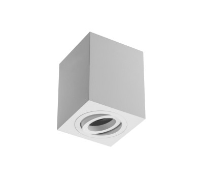 Луна за външен монтаж GTV Light OS-SEN5097KWB-10 SENSA IP20 WHITE SQUARE SURFACE MOUNTING LAMP