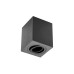 Луна за външен монтаж GTV Light OS-SEN5097KWCZ-00 SENSA IP20 BLACK SQUARE SURFACE MOUNTING LAMP
