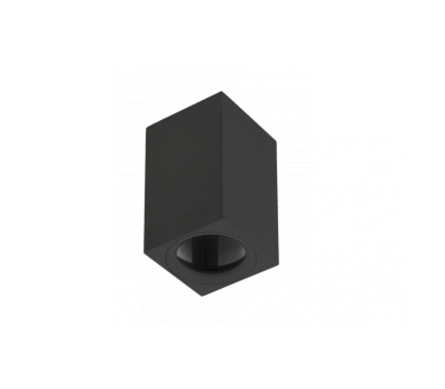 GTV Light OS-TIP60100KWCZ-00 TIPO 1 x GU10 BLACK SQUARE SURFACE MOUNTING LAMP