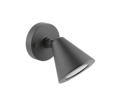 GTV Light OS-USTI0UD-30 LUSTINO 1 x GU10 IP44 ANTHRACITE FACADE WALL LAMP