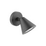 Фасаден аплик GTV Light OS-USTI0UD-30 LUSTINO 1 x GU10 IP44 ANTHRACITE FACADE WALL LAMP