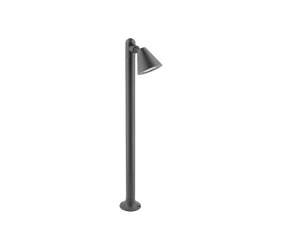 Градински стълб GTV Light OS-USTIP80-30 LUSTINO 1 x GU10 IP44 ANTHRACITE GARDEN BOLLARD LAMP