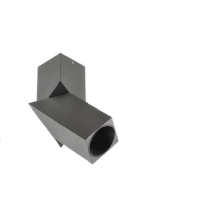 Луна за външен монтаж GTV Light OS-VIRKWB-00 VIRGO 1 x GU10 BLACK SQUARE SURFACE MOUNTING LAMP