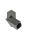 GTV Light OS-VIRKWB-00 VIRGO 1 x GU10 BLACK SQUARE SURFACE MOUNTING LAMP