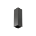 GTV Light OS-VIRKWB-00 VIRGO 1 x GU10 BLACK SQUARE SURFACE MOUNTING LAMP