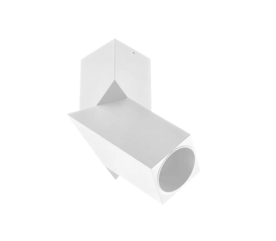Луна за външен монтаж GTV Light OS-VIRKWW-10 VIRGO 1 x GU10 WHITE SQUARE SURFACE MOUNTING LAMP