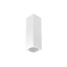Луна за външен монтаж GTV Light OS-VIRKWW-10 VIRGO 1 x GU10 WHITE SQUARE SURFACE MOUNTING LAMP