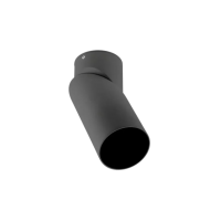 Луна за външен монтаж GTV Light OS-VIROKB-00 VIRGO 1 x GU10 BLACK SQUARE SURFACE MOUNTING LAMP