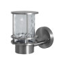 Фасаден аплик LEDVANCE 4058075 206502 ENDURA CLASSIC POST UP WALL LAMP E27 SATIN NICKEL IP44
