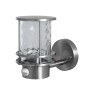 LEDVANCE 4058075 206540 ENDURA CLASSIC POST UP SENSOR WALL LAMP E27 SATIN NICKEL IP44