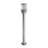 LEDVANCE 4058075 206588 ENDURA CLASSIC POST BOLLARD LAMP H800 E27 SATIN NICKEL IP44