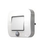 LED лампа за контакт с датчик за движение LEDVANCE 4058075 266780 LUNETTA HALL SENSOR WHITE 0,7W 3000K