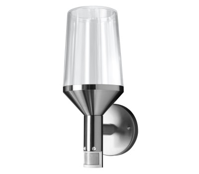 LEDVANCE 4058075 477971 ENDURA CLASSIC CALICE WALL LAMP SENSOR E27 SATIN NICKEL IP44