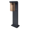 LEDVANCE 4058075 554290 ENDURA CLASSIC CASCADE BOLLARD LAMP H500 AMBER E27 DARK GREY IP44