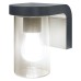 LEDVANCE 4058075 554337 ENDURA CLASSIC CASCADE WALL LAMP CLEAR E27 DARK GREY IP44
