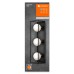 LEDVANCE 4058075 756946 DECOR SQUARE 3 x G9 SQUARE IP44 BLACK
