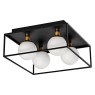Плафон LEDVANCE 4058075 756960 DECOR SQUARE 4 x G9 SQUARE IP44 BLACK
