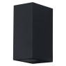 Фасаден аплик LEDVANCE 4058075 763647 ENDURA CLASSIC UP DOWN SQUARE WALL LAMP BLACK 2 x GU10 IP44